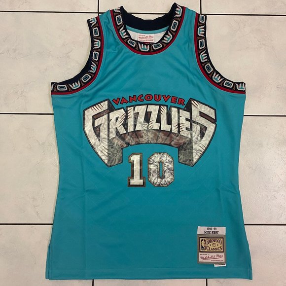 Mitchell & Ness Vancouver Grizzlies Mike Bibby 75th 98-99 Swingman Jersey NEW - Picture 1 of 5
